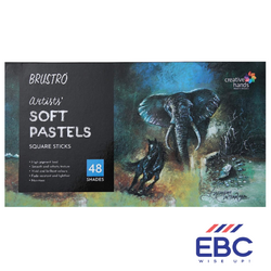 BRUSTRO Artist Soft Pastels Square Sticks (48 shades)